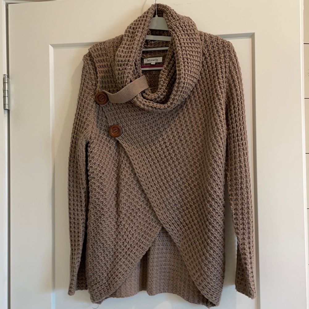 Cowl neck sweater